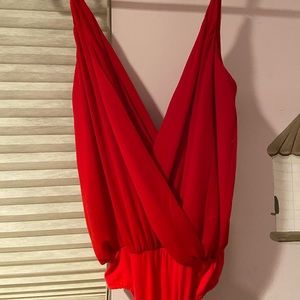 Red Bodysuit